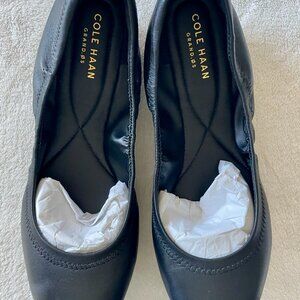 Cole Haan ZeroGrand Ballet II, Size 7, Black Leather